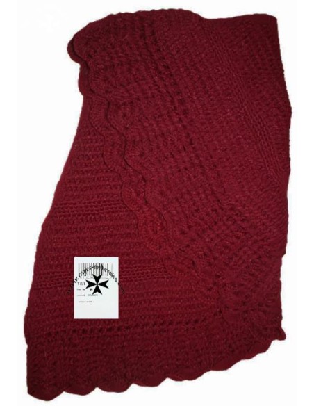 Wool craft shawl, double layer. (Available in various colors).