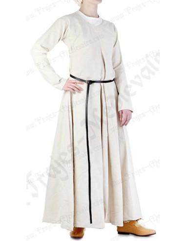 Medieval dress for women, 1100-1400. (Available...