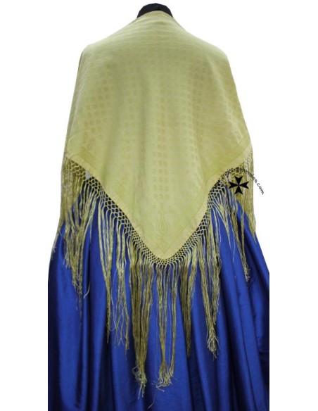 Pañuelo de pico, ref. PR402. Amarillo-verde claro.
