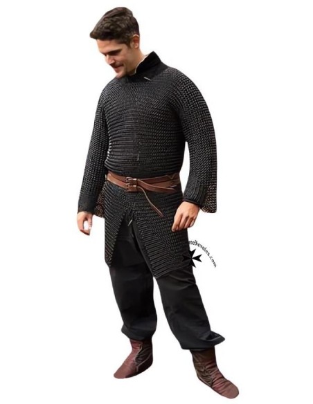 Cota de malla, (chainmail), Walia. (Negra).