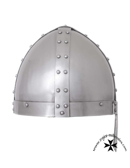 Casco medieval Spanhelm de lado