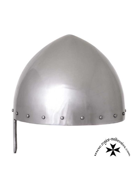 Capacete nasal Ulm Siglo XI, acero 2 mm
