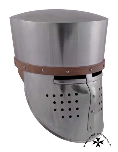Yelmo cruzado, acero 2 mm