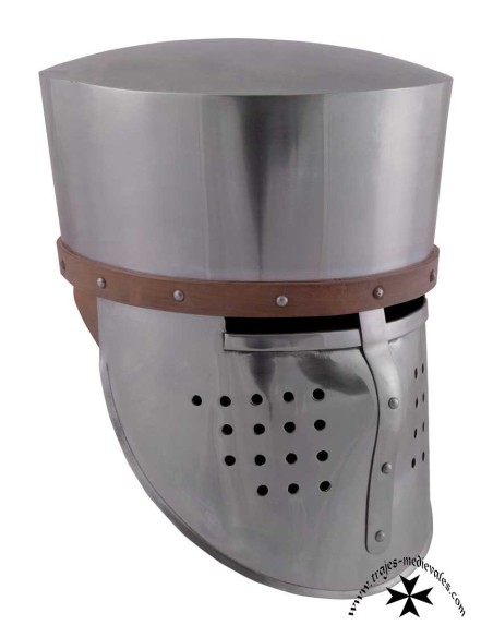 Yelmo cruzado, acero 2 mm