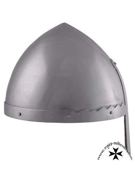 Capacete nasal Normando lateral, acero de 1,6 mm