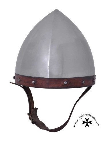 Casco de arquero, acero de 1,6 mm