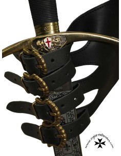 Leather sword belt 2