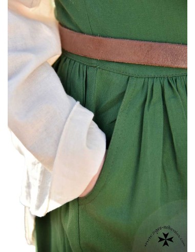 Vestido medieval sin mangas, mod. 576, Lene....