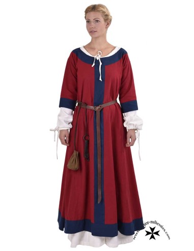 Vestido medieval Gudrun. (Varios colores)