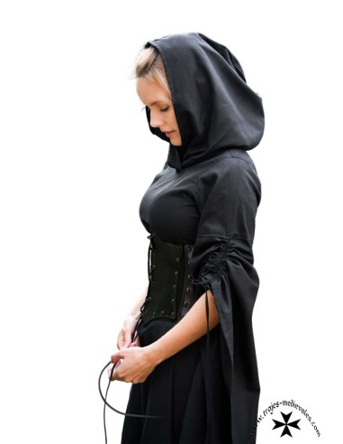 Vestido medieval con capucha modelo Iceni