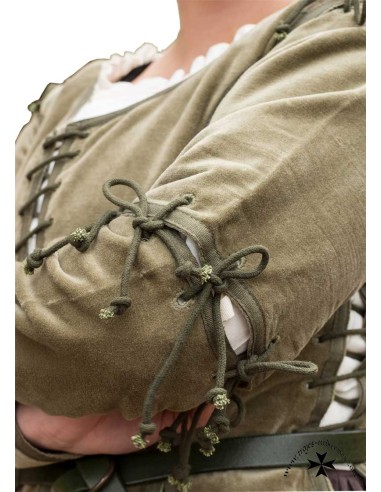 Chaleco-Justillo medieval modelo Griselda,...