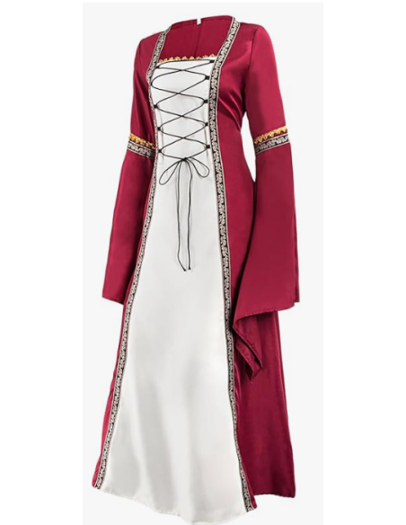 Medieval lady dress, mod. 594B. (Various colors)