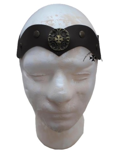 Tiara-Diadema de cuero, ref. 04