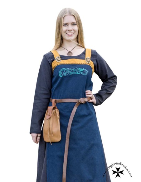 Delantal Vikingo modelo Freydis. (En varios colores)