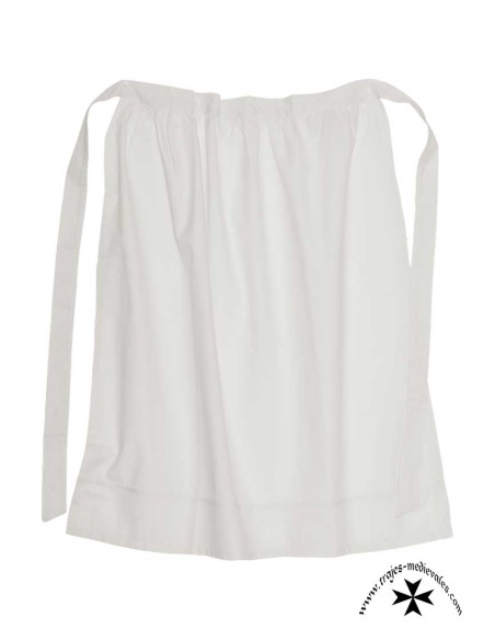Medieval apron (In black and natural)