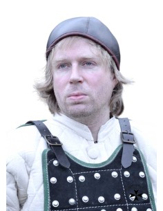 Capacete medieval de cuero 2