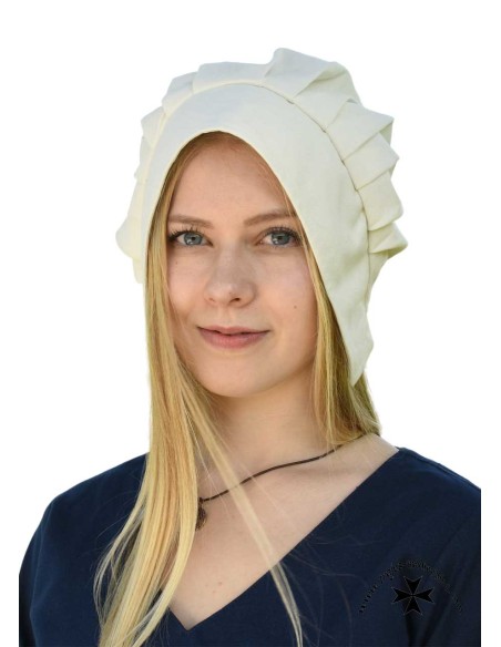 Cofia medieval de mujer
