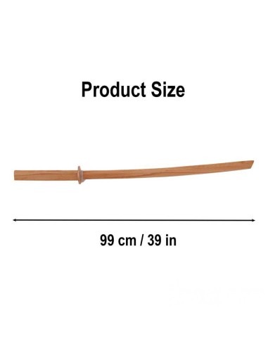 Daito (Bokken) de madera, katana de práctica