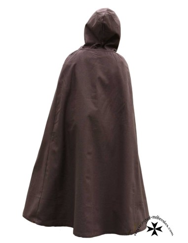 Children's medieval cape with hood (in black,...