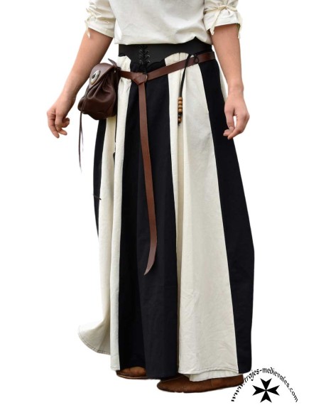Falda medieval bicolor (En varios colores)
