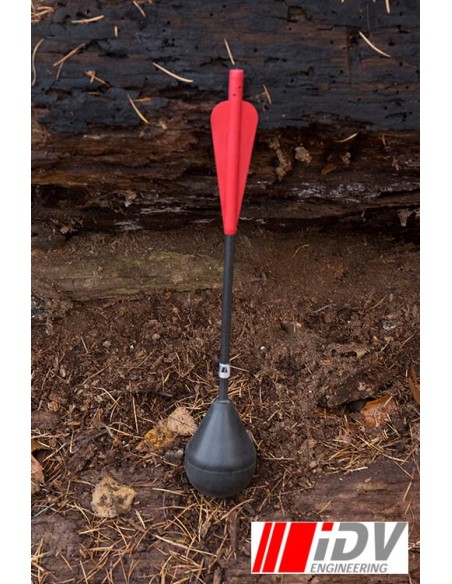 Crossbow bolt, Softcombat LARP (Black/Red)