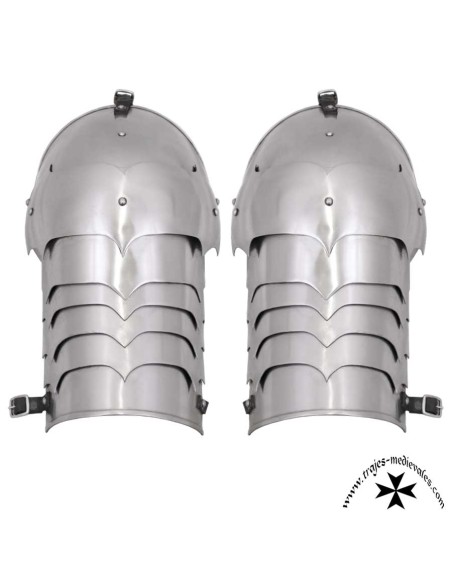 Steel shoulder plates, 16G