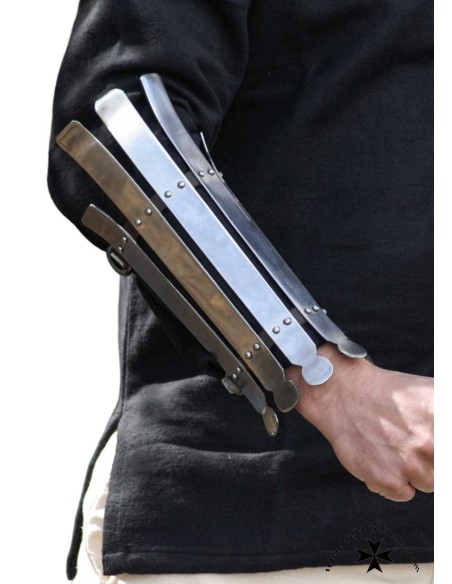 Protector de brazo vikingo, acero de 2 mm (Unidad)