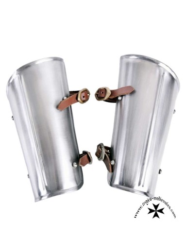 Arm guard with mid rib, steel