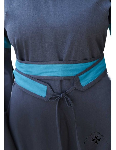 Vestido medieval Constanza. Detalle