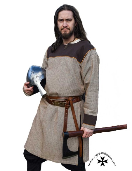 Túnica Medieval Eurico. (Marrón).