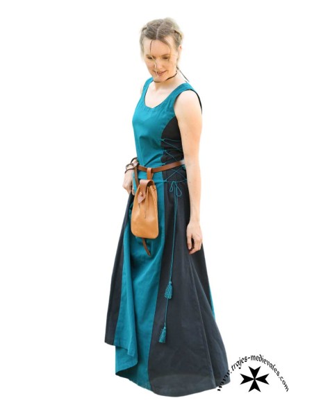 Vestido medieval Luna, sin mangas (Varios colores)