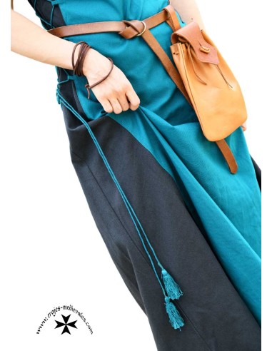 Vestido medieval Luna, sin mangas (Varios colores)