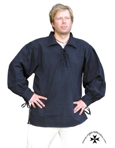 Renaissance shirt, Rafael model (In black and...