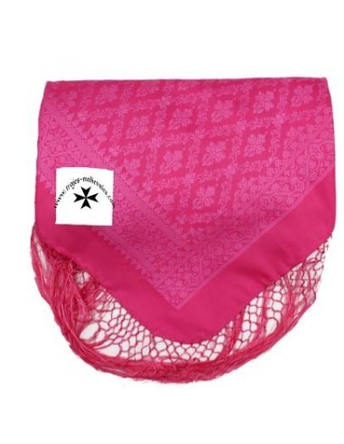 Pañuelo de pico, ref. F4M. (Fucsia)