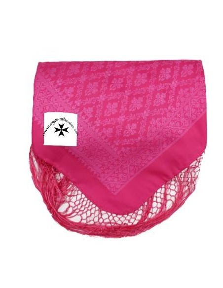 Pañuelo de pico, ref. F4M. (Fucsia)