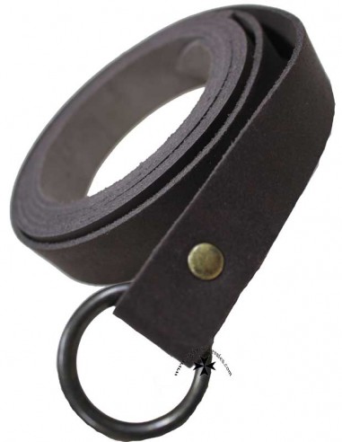 Templar belt, leather, ref-8 (Brown and black)....