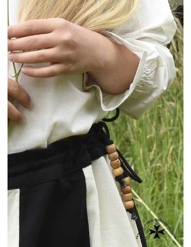 Medieval striped girl's skirt, wide flare....