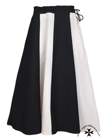 Medieval striped girl's skirt, wide flare....