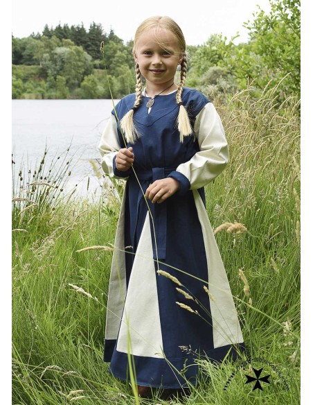 Viking dress for girls, Solveig model