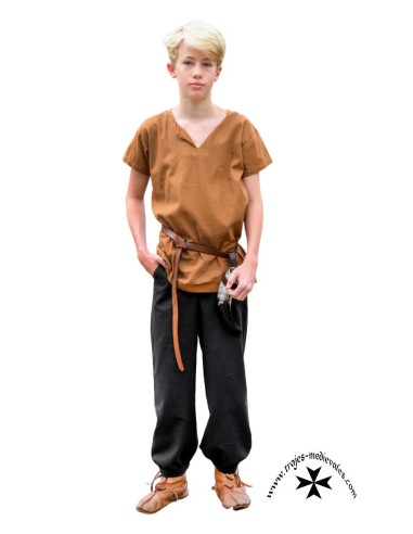 Medieval trousers for boys, Thore model (in...