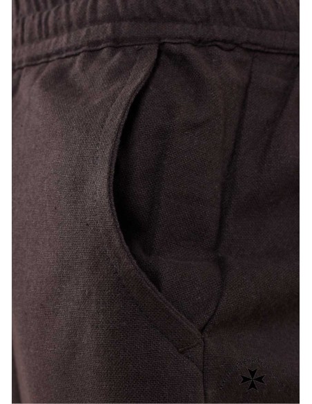Medieval trousers for boys, Thore model (in brown and black)