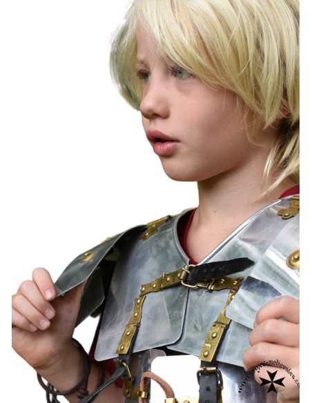 Lorica Segmentata Junior, Armadura romana infantil, Aluminio