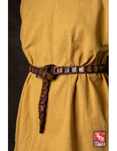 Cinturón medieval trenzado - 125 cm