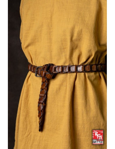 Cinturón medieval trenzado - 125 cm