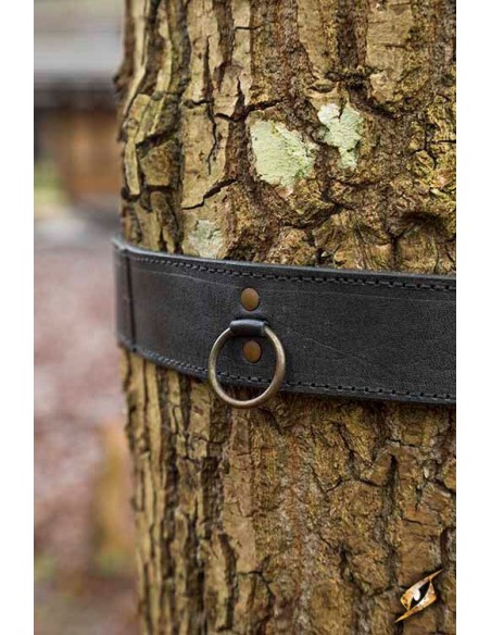 Medieval leather belt, double buckle (Various colors)