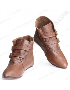 Bota baja, 2 hebillas.