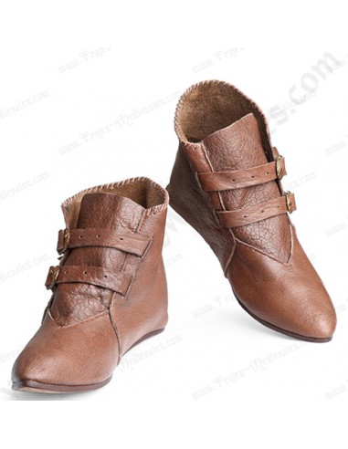 Bota baja, 2 hebillas.