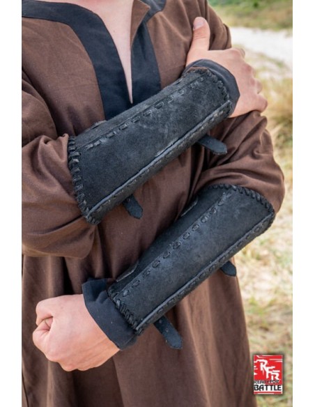 Veteran's bracers, leather