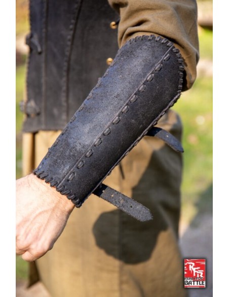 Veteran's bracers, leather