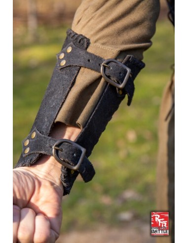 Veteran's bracers, leather